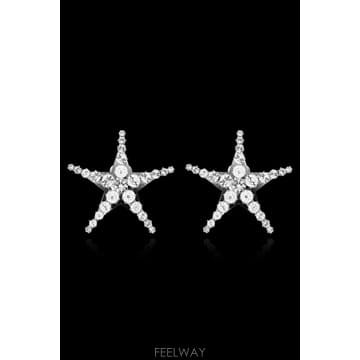 ALESSANDRA RICH 26FW �˷�����ġ ��Ÿ shaped clip on earrings FABA3387J00240001CRY26FW �˷�����ġ ��Ÿ shaped clip on earrings FABA3