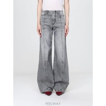 Sportmax 26SS ������ �ƽ� Jeans a zampa ������ �ƽ� in ���� di cotone 2612181105626SS ������ �ƽ� Jeans a zampa ������ �ƽ� in ���� di 