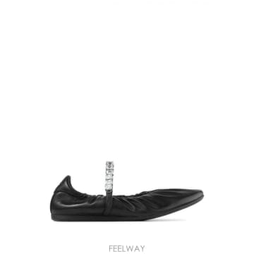 Jimmy Choo 26FW ������ JADE BALLERINA JADEBALLERINAGKEBLACK TP58027365226FW ������ JADE BALLERINA JADEBALLERINAGKEBLACK TP580