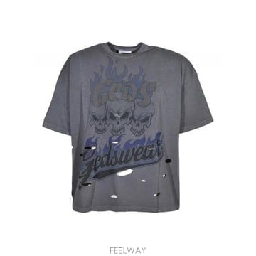GCDS 26SS GCDS T Shirts �� Polos Grey C1MWQC058J079968 TP58085752626SS GCDS T Shirts �� Polos Grey C1MWQC058J079968 TP58