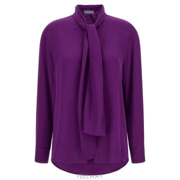 26SS Balenciaga 스카프 셔츠 872329TUN135210 TP579223011