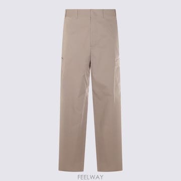 FENDI 25SS Fendi Stone grey ��ư blend trousers FB1033AU62F0GQK TP5825SS Fendi Stone grey ��ư blend trousers FB1033AU62F0