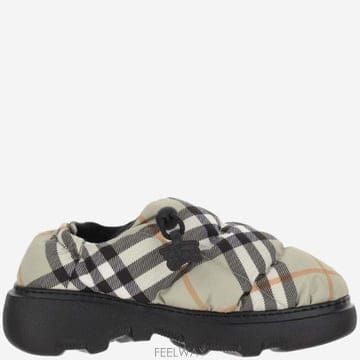 Burberry 24FW Burberry ����Ʈ fabric �ʷο� üũ slip ons 8094483C1200 TP578824FW Burberry ����Ʈ fabric �ʷο� üũ slip ons 80944