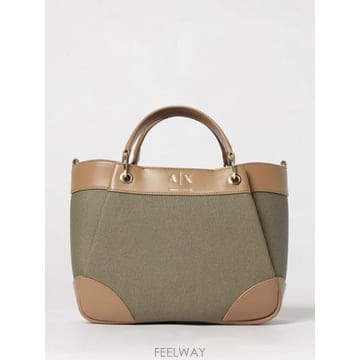Armani 26SS �Ƹ����� �ͽ�ü���� Borsa Shopping a mano in canvas �Ƹ����� �ͽ�ü���� X26SS �Ƹ����� �ͽ�ü���� Borsa Shopping a mano in canv