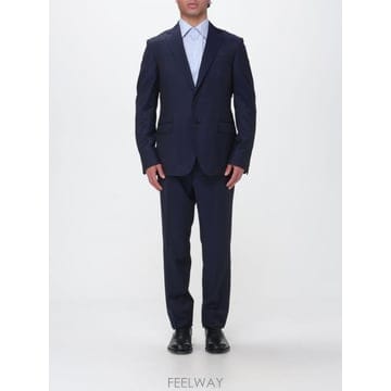 Zegna 26SS ������ Abito monopetto Zegna in lana e ����� 28QCGN317700A3726SS ������ Abito monopetto Zegna in lana e ����� 28Q