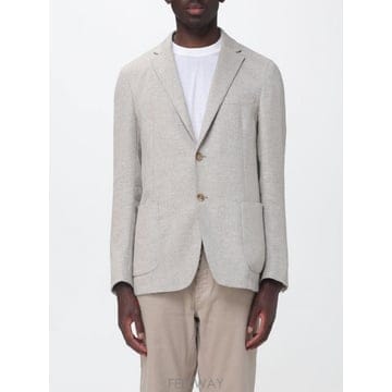 Zegna 26SS ������ �������� a monopetto chevron seta lino e lana Zegna 1D726SS ������ �������� a monopetto chevron seta lino e l