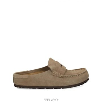 Birkenstock BIRKENSTOCK NAPLES   Suede sabot 1029710TAUPE TP580857188BIRKENSTOCK NAPLES   Suede sabot 1029710TAUPE TP580857