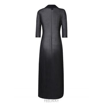 Givenchy 24FW Givenchy �� kaftan in ��ũ �� linen blend  Lapel collar, ����24FW Givenchy �� kaftan in ��ũ �� linen blend  Lapel 