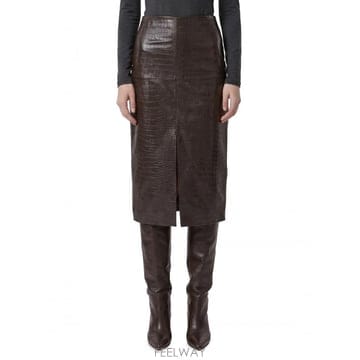 | Other Brand | 26FW �䵥��ī ��� Crocodile ����Ʈ midi ��ĿƮ 3070430169 TP58053563426FW �䵥��ī ��� Crocodile ����Ʈ midi ��ĿƮ 307043
