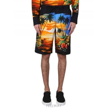Dolce&Gabbana 23SS ��ü�ذ��ٳ� BERMUDA ���� WITH HAWAII ����Ʈ GV37ATHH5C7HH4JK TP5723SS ��ü�ذ��ٳ� BERMUDA ���� WITH HAWAII ����Ʈ GV37