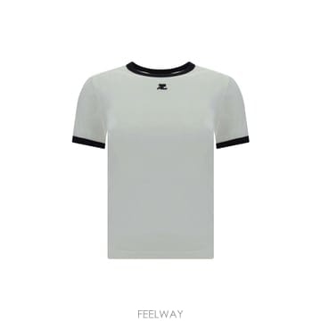 쿠레주 티셔츠 탑 화이트