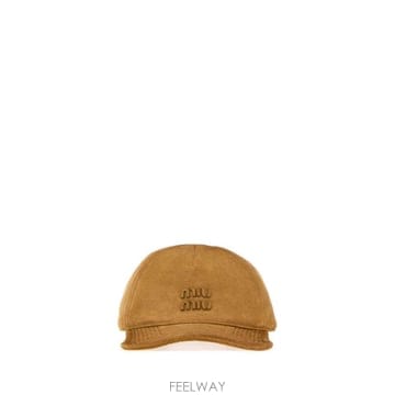 Miu Miu 26FW �̿�̿� Camel suede ���̽��� cap 5HC37M2G83F0151 TP57943300726FW �̿�̿� Camel suede ���̽��� cap 5HC37M2G83F0151