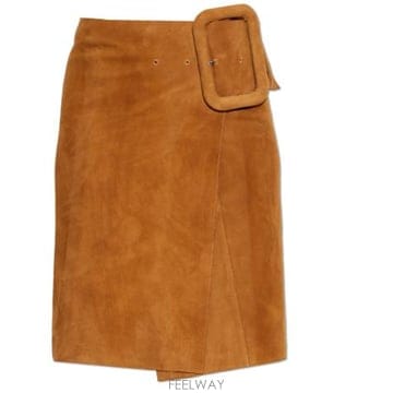 Ami 26SS AMI JUPE MIDI AVEC CEINTURE A GROSSE BOUCLE FSK463LH00526SS AMI JUPE MIDI AVEC CEINTURE A GROSSE BOUCLE FSK46
