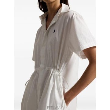 Ralph Lauren 26SS ���� ���� �η� Woven ��Ʈ Sleeves Midi ���� �巹�� 211B18195001 TP5826SS ���� ���� �η� Woven ��Ʈ Sleeves Midi ���� �巹