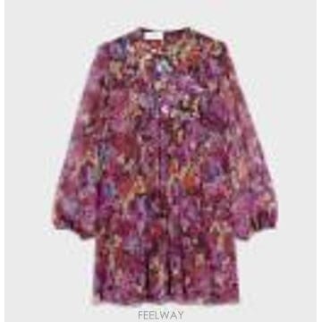 CELINE 25FW Celine �̴� FOLK PLASTRON BRODE �巹�� RR0D90507GAL2 TP5805325FW Celine �̴� FOLK PLASTRON BRODE �巹�� RR0D90507G