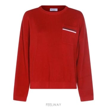 Brunello Cucinelli 26SS ���ڷ� ��ġ�ڸ� Pullover girocollo ���ڷ� ��ġ�ڸ� in cotone M1925326SS ���ڷ� ��ġ�ڸ� Pullover girocollo ���ڷ� ��