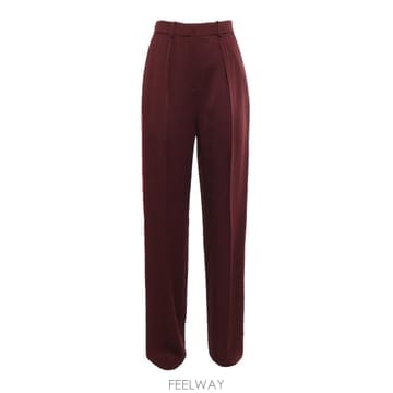 | Other Brand | 24FW �����ں�Ÿ ����Ű Straight satin trousers with satin bands PA0424FW �����ں�Ÿ ����Ű Straight satin trousers with sa