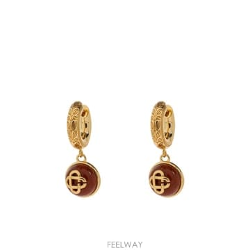 CASABLANCA 26FW CASABLANCA ���� earrings APF26JW40501GOLDRED TP57746940326FW CASABLANCA ���� earrings APF26JW40501GOLDRED TP57
