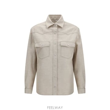[B1] 펜디 FLF867B1PJ 블라우스 셔츠 탑 여성 FLF867B1PJF0QM0