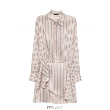 | Other Brand | 26SS ����� Pinstriped ��ư ���� �巹�� with ruffles CA6247TS555P957726SS ����� Pinstriped ��ư ���� �巹�� with ruffles C