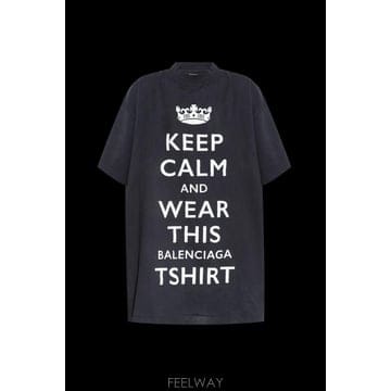 Balenciaga 25SS Balenciaga Keep Calm T ���� 787349TRVC69034 TP57924422125SS Balenciaga Keep Calm T ���� 787349TRVC69034 TP579