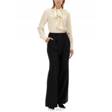 Givenchy Givenchy CAMICIA IN SETA CON COLLO LAVALLIERE BW61AM14M8297Givenchy CAMICIA IN SETA CON COLLO LAVALLIERE BW61AM14