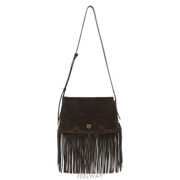 | Other Brand | 26SS Pinko Triplet �� In Chocolate Suede With Fringe 106665A026SS Pinko Triplet �� In Chocolate Suede With Fringe 1