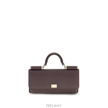돌체 앤 가바나 미니 DAUPHINE 레더 핸드백