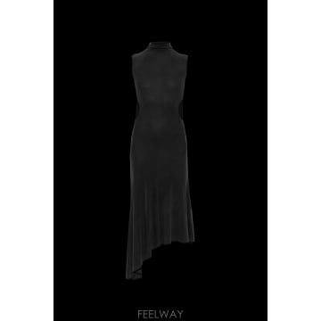 Off White 26FW Off ȭ��Ʈ Asymmetrical �巹�� with ��Ʋ�� 2FU00351T0W009 TP579426FW Off ȭ��Ʈ Asymmetrical �巹�� with ��Ʋ�� 2FU003