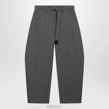 Sacai 26FW Sacai Grey �� trousers with ��Ʈ 2604030MNY301 TP58039749026FW Sacai Grey �� trousers with ��Ʈ 2604030MNY301 TP
