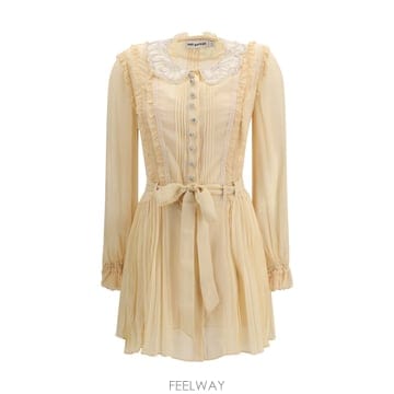 [B1] 셀프포트레이트 RS26034ST 원피스 드레스 여성 RS26034STTAN