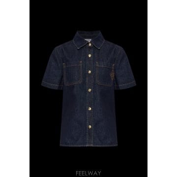 CASABLANCA 26FW CASABLANCA ���� ��Ʈ sleeve ���� WPF26DN011010INDIGO TP57797326FW CASABLANCA ���� ��Ʈ sleeve ���� WPF26DN011010IND
