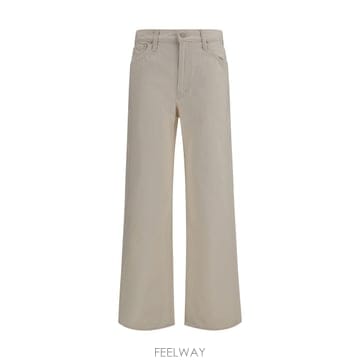 마더 데님 팬츠 화이트