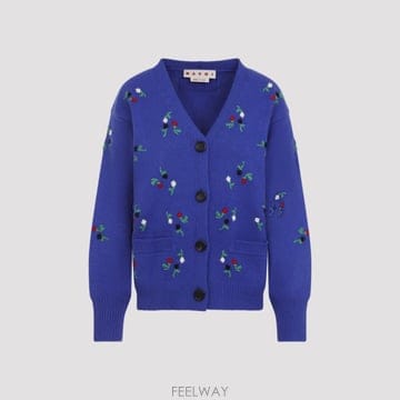 Marni 26FW Marni Marni Embroidered Floral ����� CDMD0463S0UFZ415FLB526FW Marni Marni Embroidered Floral ����� CDMD0463S0U