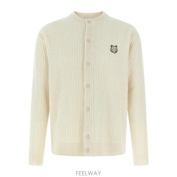Maison Kitsune 25FW Maison Kitsune FOX HEAD �� RIBBED ����� PM00508KT1149P70025FW Maison Kitsune FOX HEAD �� RIBBED ����� PM00508K