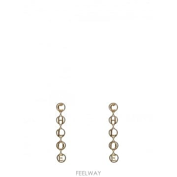 Chloe 26SS chloe Brass script earrings CH26SJE09CB79DC TP57839660626SS chloe Brass script earrings CH26SJE09CB79DC TP578