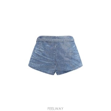 디젤 버뮤다팬츠 블루