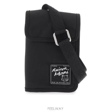 Maison Kitsune 24SS Maison Kitsune BORSE A TRACOLLA MM05362WQ1001P199 TP57824SS Maison Kitsune BORSE A TRACOLLA MM05362WQ1001P199