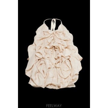 Maison Margiela 26SS �������������� ��ũ ž with ruffles S29NC0533M35850126 TP5789865226SS �������������� ��ũ ž with ruffles S29NC0533M358