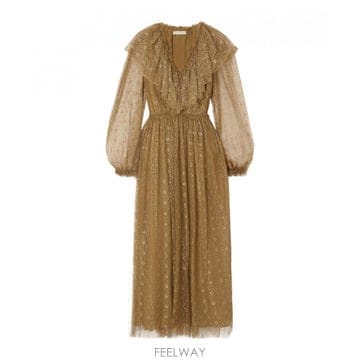 ULLA JOHNSON 26SS ��� ���� ���� �巹�� PF250145BRNSHGOLD TP57891081626SS ��� ���� ���� �巹�� PF250145BRNSHGOLD TP5789108