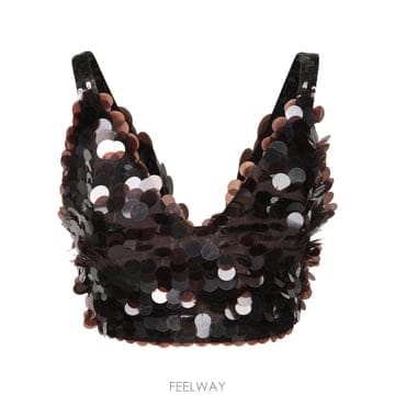 | Other Brand | 25FW PAROSH Cropped ž fully decorated with multitone sequins25FW PAROSH Cropped ž fully decorated with multitone 