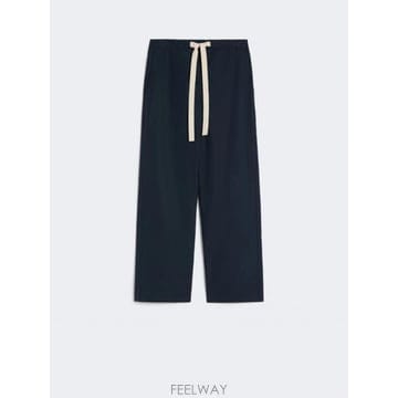 Max Mara 26SS �������� Pantaloni a gamba larga S �������� in cotone 26191310226SS �������� Pantaloni a gamba larga S �������� in co