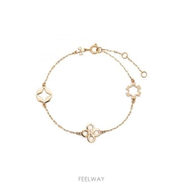 Tory Burch 26SS �丮��ġ Golden brass Kira Clover �극�̽��� 153713720 TP578891326SS �丮��ġ Golden brass Kira Clover �극�̽��� 1537
