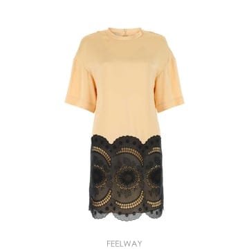 Stella McCartney 23SS ���ڶ� ��īƮ�� Skin ��ũ satin �巹�� 6A01213AU3099905 TP57923521223SS ���ڶ� ��īƮ�� Skin ��ũ satin �巹�� 6A01213AU3