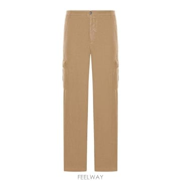 120 LINO 26SS 120  LINO Linen Cargo Trousers 33ALIM29DX0000476000000026SS 120  LINO Linen Cargo Trousers 33ALIM29DX00004760