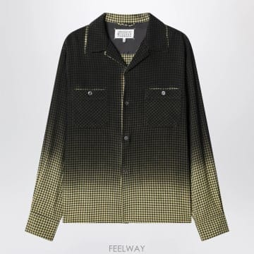 Maison Margiela 26SS �������������� Gradient üũ viscose ���� in ���ο� �� ���� S50DT0069M3526SS �������������� Gradient üũ viscose ���� in ����
