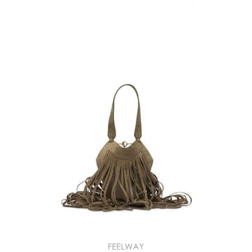 26FW Khaite Nano Lotus Fringe 스몰 숄더 백 H2064726737 TP57888707