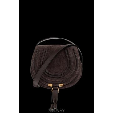 Chloe 25FW chloe Saddle Marcie �� in Kohl ���� suede CH25AS680Q0724X25FW chloe Saddle Marcie �� in Kohl ���� suede CH25A
