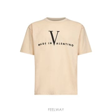 26SS Valentino Made In T 셔츠 8V3MG16PBAQQT3 TP576357678