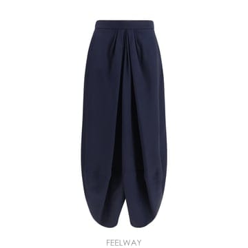 아르마니 플리츠 실크 스커트